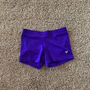 Varsity spandex shorts